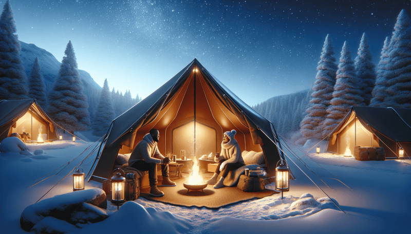 best ways to stay warm during a winter glamping trip 4
