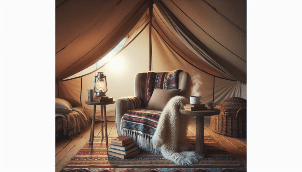 How To Create A Cozy Reading Nook In Your Glamping Tent