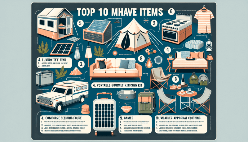 10 must haves for your glamping trip