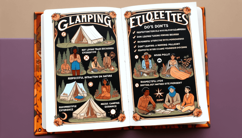 the dos and donts of glamping etiquette